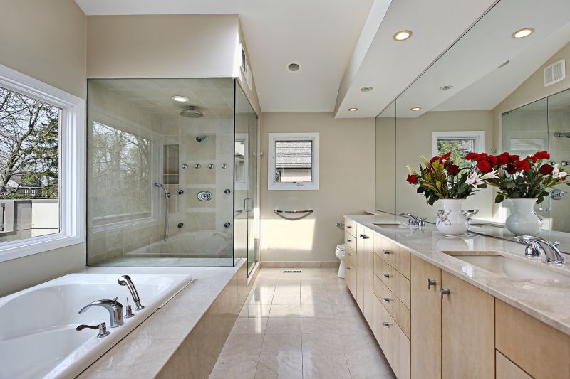 Spa-style Shower Area