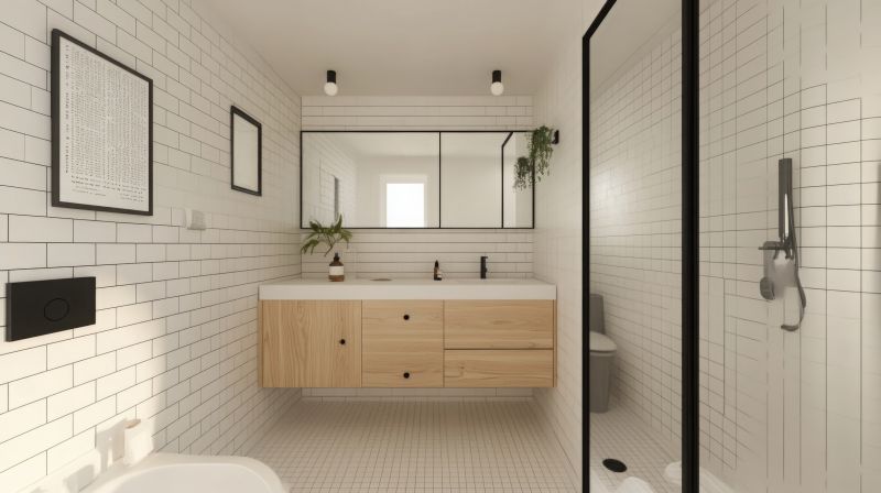 Floating Vanities and Minimalist Fixtures